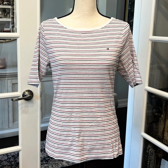 Tommy Hilfiger Striped T-shirt M - Picture 1 of 6